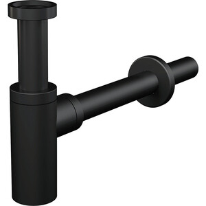 Сифон для раковины AlcaPlast черный (A400BLACK) сифон для раковины ани пласт c1015 1 1 4 х 40 мм с гибкой трубой 40 x 40 50 мм