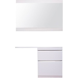 фото Мебель для ванной style line даллас люкс 68 (130r) напольная, под стиральную машину, с усиленным кронштейном, белая