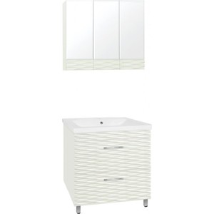 

Мебель для ванной Style line Ассоль 80 техно платина, Ассоль 80 техно платина