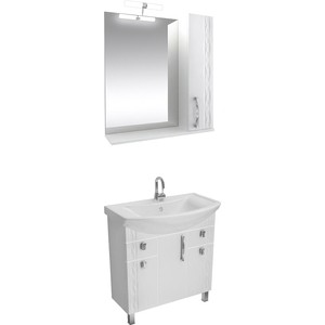 

Мебель для ванной Triton Кристи 80 белый, 3 двери, 2 ящика, Кристи 80 белый, 3 двери, 2 ящика