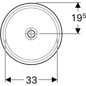 фото Раковина geberit variform 39x39 (500.746.01.2)