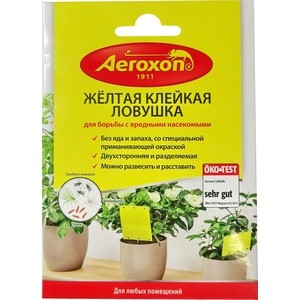 

Ловушка Aeroxon для ловли вредных насекомых (мухи, трипсы, белокрылки, фруктовые мушки,листовые вши и др.), клейкая, для ловли вредных насекомых (мухи, трипсы, белокрылки, фруктовые мушки,листовые вши и др.), клейкая