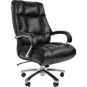 Офисное кресло Chairman 405 экопремиум черное игровое кресло chairman game 26 голубой экокожа регулируемый угол наклона механизм качания