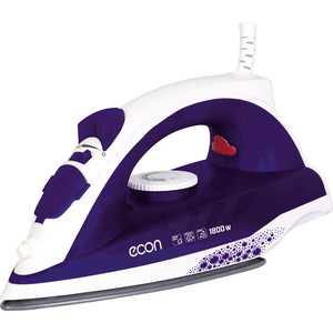 Утюг ECON ECO-BI1801 утюг матрёна ma 045 фиолетовый 2200вт пар спрей пар удар самооч тефлоновая подошва 006386