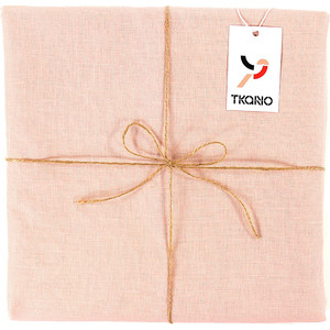 фото Скатерть на стол цвета пыльной розы 143х143 tkano essential (tk18-tc0015)