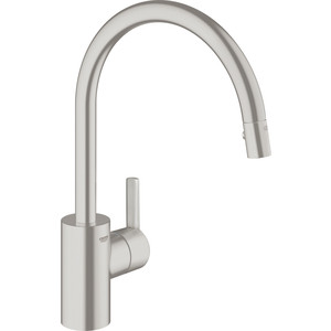 фото Смеситель для кухни grohe feel с выдвижным изливом, суперсталь (31486dc0)