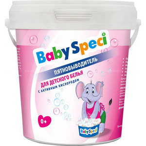 

Пятновыводитель BABY SPECI для детских вещей, с активным кислородом 750 г, для детских вещей, с активным кислородом 750 г