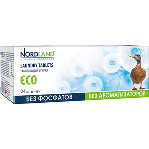 

Таблетки Nordland ECO для стирки белья 24 шт по 30 г, ECO для стирки белья 24 шт по 30 г