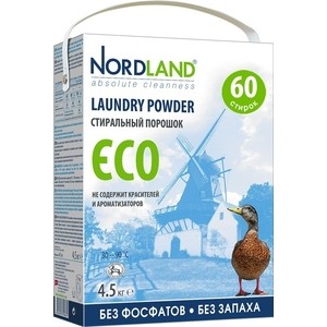 

Стиральный порошок Nordland ECO 4,5 кг, ECO 4,5 кг