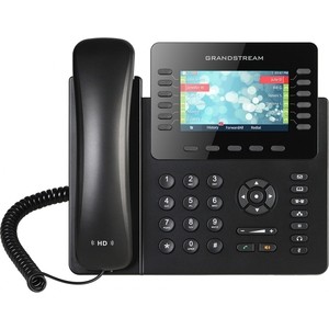 SIP-телефон Grandstream GXP-2170 телефон ip grandstream gxp 2170 12 линий 6 sip аккаунтов 2x10 100 1000mbps ной lcd poe usb bluet аналог телефона ip yealink sip t48s 16 sip аккау