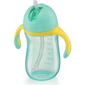 

Поильник с трубочкой и ручками Happy Baby 260мл. 2.0, 260мл. 2.0