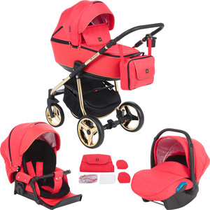 

Коляска 3 в 1 Adamex BARCELONA Special Edition кожа красная+красный BR-412 GL001029670, BARCELONA Special Edition кожа красная+красный BR-412 GL001029670