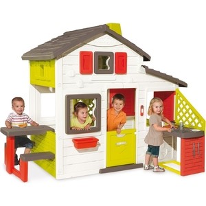 

Домик для друзей с кухней и звонком Smoby 217х155х172см, 1/1, 217х155х172см, 1/1