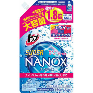 

Жидкое средство для стирки Lion ''Top Super NANOX'', запасной блок 660 г, "Top Super NANOX", запасной блок 660 г
