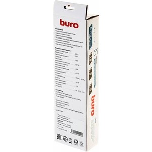 Сетевой фильтр Buro 600SH-16-3-W 3м (6 розеток) белый