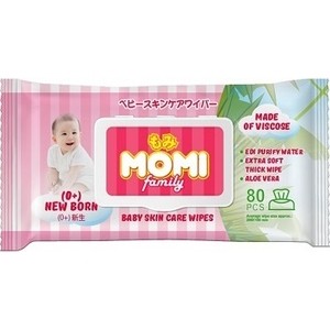 

Влажные салфетки Momi Family детские 80 шт (200х150 мм), Family детские 80 шт (200х150 мм)