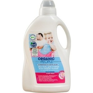 

Гель для стирки Organic People Эко для всех видов тканей 1,5 л, Эко для всех видов тканей 1,5 л