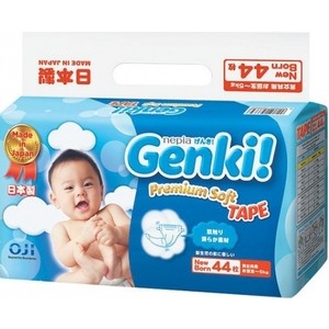 

Подгузники Genki NB (до 5 кг) 44 шт 4901121-562643, NB (до 5 кг) 44 шт 4901121-562643