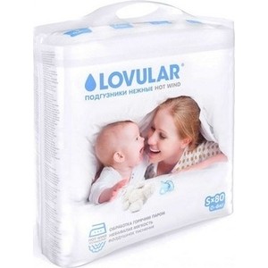 

Подгузники LOVULAR HOT WIND 0-6 кг 80 шт (S) 5060434-290090, HOT WIND 0-6 кг 80 шт (S) 5060434-290090