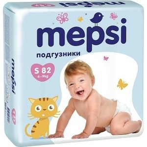 

Подгузники трусики Mepsi с рельефным слоем S (4-9кг) 82 шт 4612735-970808, с рельефным слоем S (4-9кг) 82 шт 4612735-970808