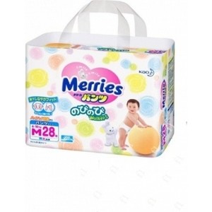 

Трусики Merries M (6-11 кг) 28 шт 4901301-509093, M (6-11 кг) 28 шт 4901301-509093