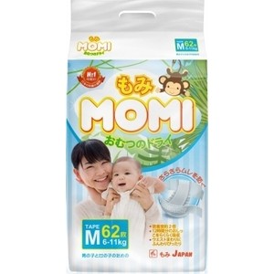 

Подгузники Momi M ( 6-11 кг) 62 шт 4573726-789000, M ( 6-11 кг) 62 шт 4573726-789000