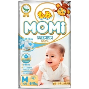 

Подгузники Momi M ( 6-11 кг) 60 шт. 4573726-789277, M ( 6-11 кг) 60 шт. 4573726-789277