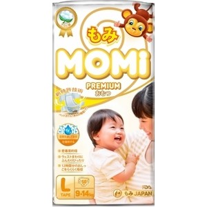 

Подгузники Momi L ( 9-14 кг) 50 шт. 4573726-789284, L ( 9-14 кг) 50 шт. 4573726-789284