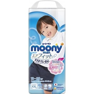 

Трусики для мальчиков Moony MAN XXL (13-28 кг) 26 шт NEW 4903111-236305, MAN XXL (13-28 кг) 26 шт NEW 4903111-236305