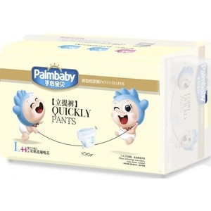 

Подгузники трусики Palmbaby L (9-14 кг) 44 шт 6931882-000304, L (9-14 кг) 44 шт 6931882-000304