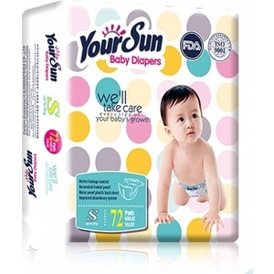 

Подгузники YourSun S (4-6кг) 72 шт 6921603-285110, S (4-6кг) 72 шт 6921603-285110