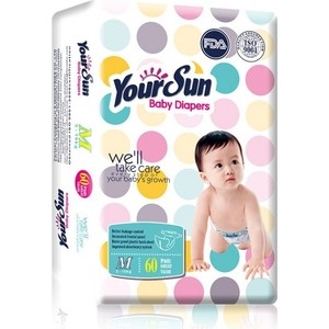 

Подгузники YourSun M (5-10кг) 60 шт 6921603-285127, M (5-10кг) 60 шт 6921603-285127