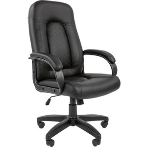 Кресло руководителя Helmi HL-E29 Brilliance экокожа черная мягкий подлокотник