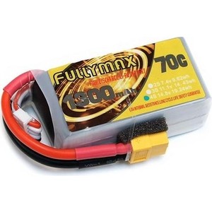 

Аккумулятор Fullymax LiPo 14.8V 70C 1300mAh - FB1300XT-4S, LiPo 14.8V 70C 1300mAh - FB1300XT-4S