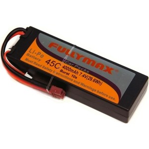 

Аккумулятор Fullymax LiPo 7.4V 4000мАч (в корпусе) - FB4000-45C-7.4V-WB, LiPo 7.4V 4000мАч (в корпусе) - FB4000-45C-7.4V-WB