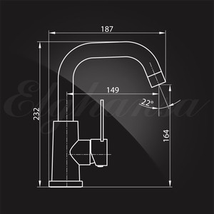 фото Смеситель для раковины elghansa stainless steel (16a4249-steel)