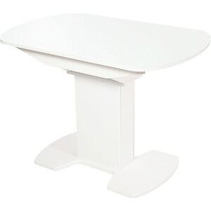 Стол Аврора Корсика белый стол сервировочный мебелик бридж белый п0002987