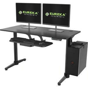 Стол для для компьютера Eureka EHD-I1 черный с электрической регулировкой по высоте