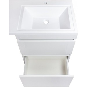 Мебель для ванной Style line Даллас Люкс 53 (115R) подвесная, под стиральную машину, белая