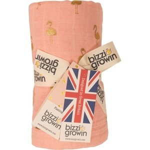 

Одеяло Bizzi Growin Gold Flamingo муслин 3 слоя 110*130 BG610, Gold Flamingo муслин 3 слоя 110*130 BG610