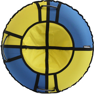 фото Тюбинг hubster хайп голубой-желтый 80 см
