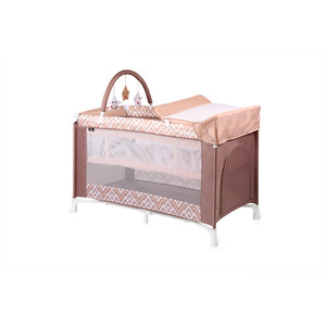 Манеж Lorelli Verona 2 Plus Коричнево-бежевый Brown&Beige Lines 1940