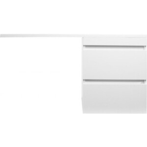 фото Тумба под раковину style line даллас люкс 49 (110) подвесная, для стиральной машины, белая (2000949232638)