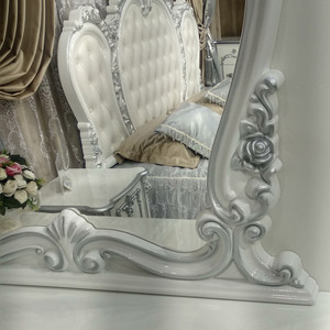 Зеркало Мэри Дольче Вита СДВ-06 белый глянец с серебром от Техпорт