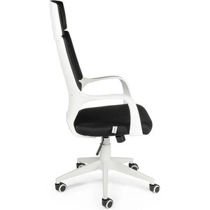 Кресло офисное NORDEN IQ white+black белый пластик/черная ткань