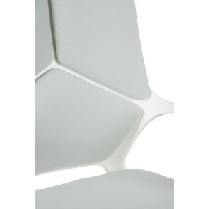 фото Кресло офисное norden iq white+grey белый пластик/серая ткань