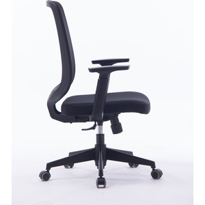 Кресло офисное NORDEN Лондон офис LB/ черный пластик/черная сетка/черная ткань