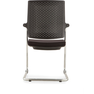 Кресло офисное NORDEN Стайл 2 CF/ хром/черная ткань/спинка черный пластик