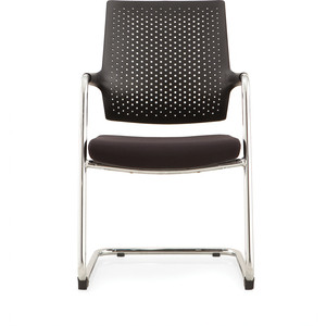 Кресло офисное NORDEN Стайл 2 CF/ хром/черная ткань/спинка черный пластик