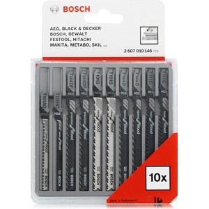 Набор пилок для лобзика Bosch 10шт (2.607.010.146)